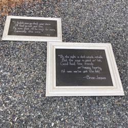 Wedding Chalk Board Frames 