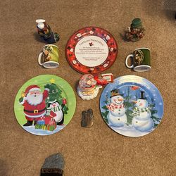Serving Plates Etc. Christmas
