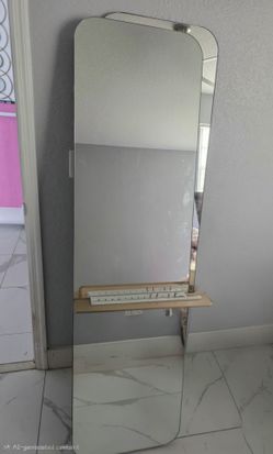 West elm Full Length Floor Mirror Rounded Top