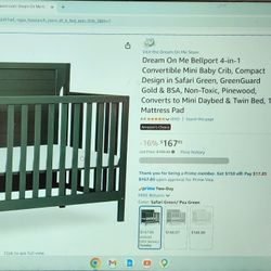 Convertible Mini Crib And Breathable Newton Mattress