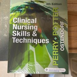 Clinical Nursing Skills & Techniques 9 th Edition Brand New 