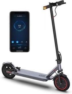 Electric Scooter for Adults 350W Motor Up to 19 MPH 21 Miles Range 8.5" Tires Ultralight Foldable E-Scooter 350lbs Load Smart App Control Commuting Sc