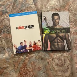 Complete seasons of TBBT and the Arrow