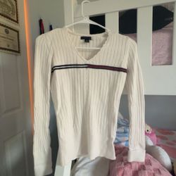 XS White Tommy Hilfiger Top