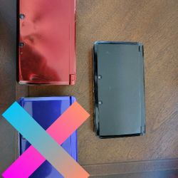 2 Nintendo 3DS's And Cases