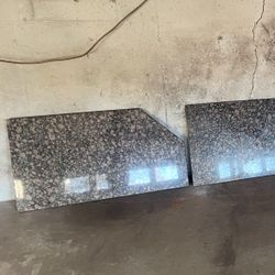 Free Granite Slab and Black Sink