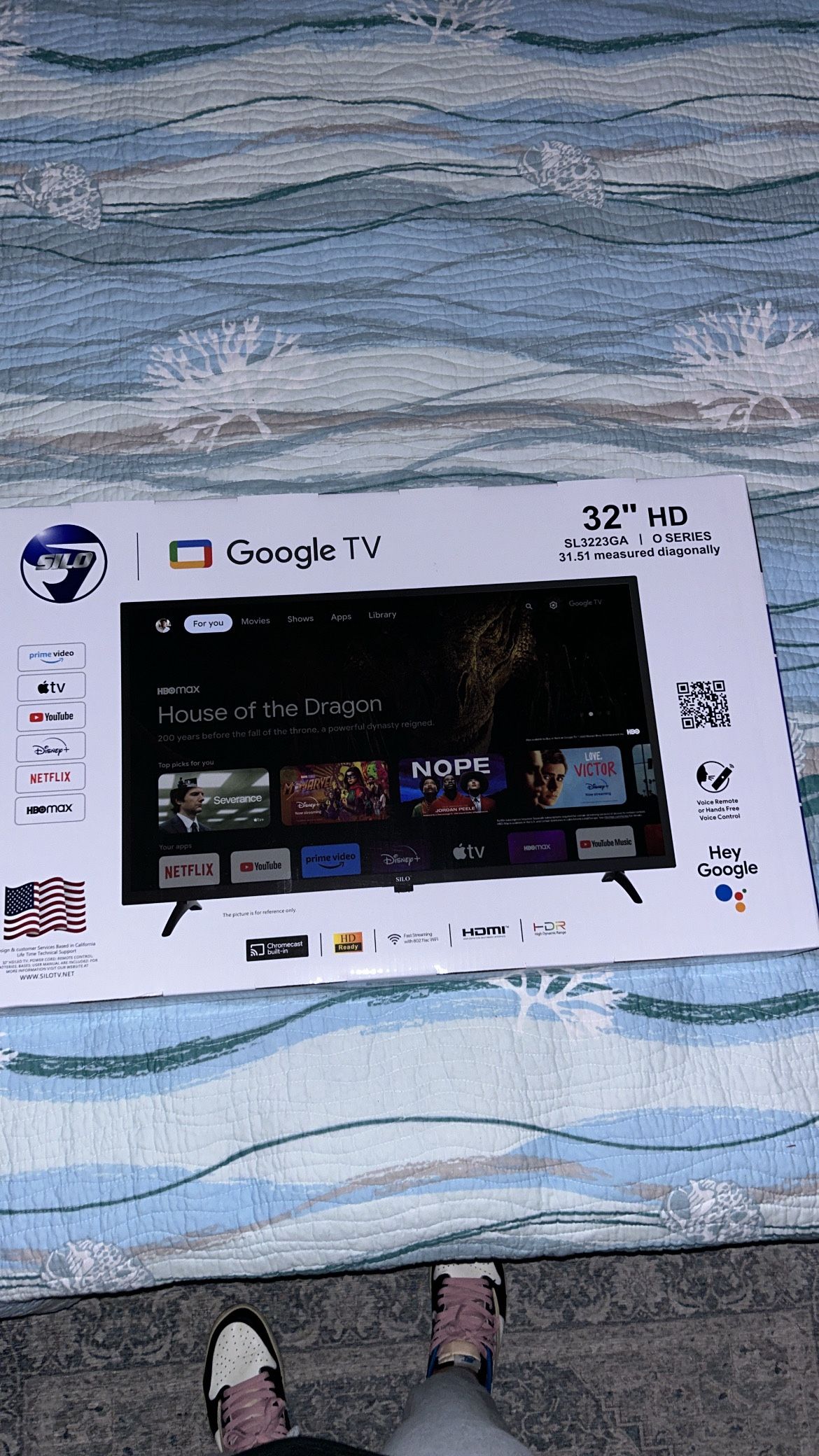 Silo HD LED GOOGLE TV 32 Inches
