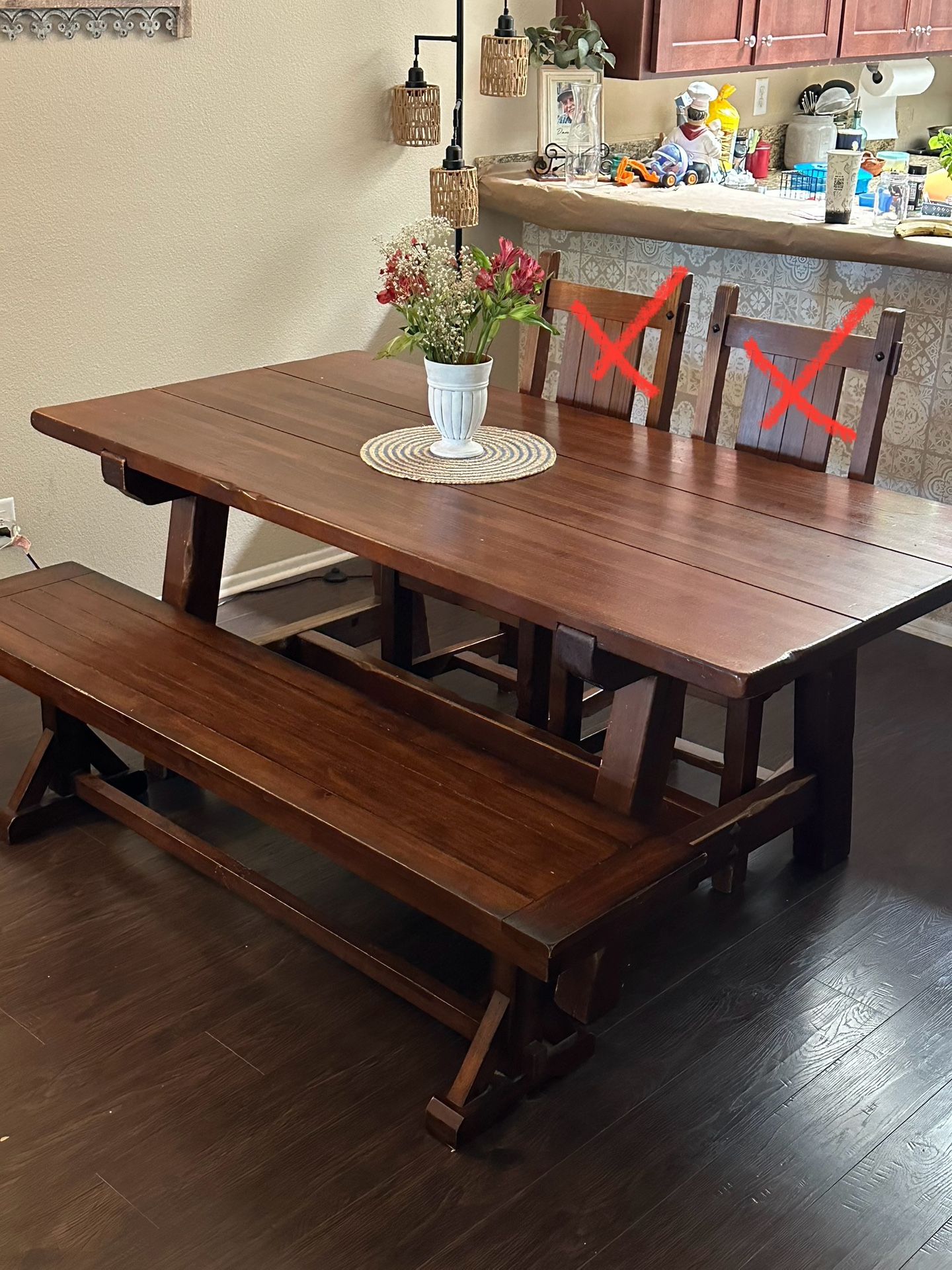 Dining Table & Bench