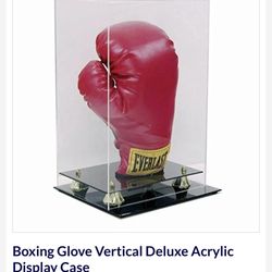 Boxing Glove Vertical Acrylic Case