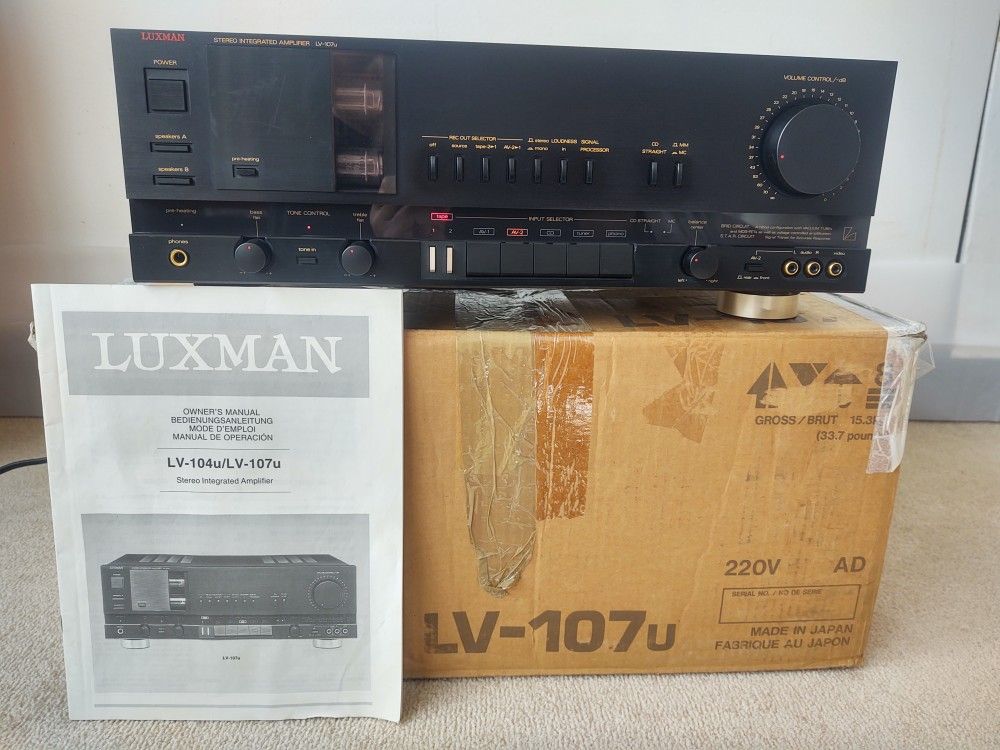 Luxman LV-107U Stereo Receiver Hybrid Tube