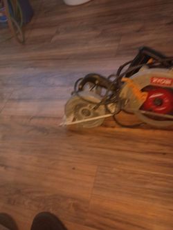 Skill saw and a Ryobi saw
