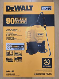 Dewalt 20V Backpack Sprayer