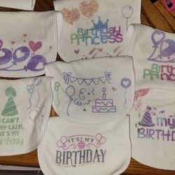 Custom Bibs. (Add A Free Childs Name)
