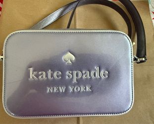 Kate spade metallic purple crossbody.