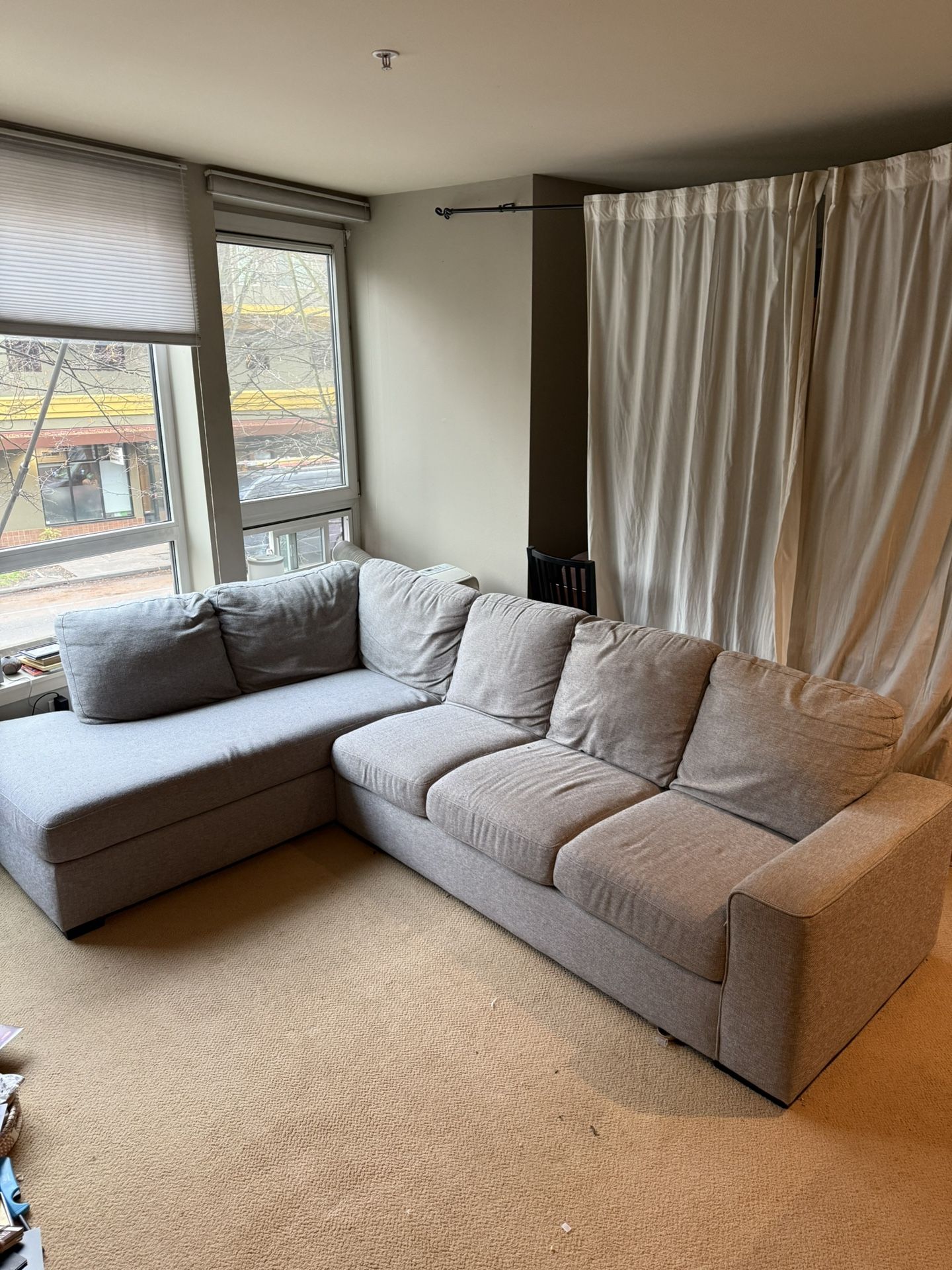 L-Shaped sectional couch w/ Chase from Living Spaces