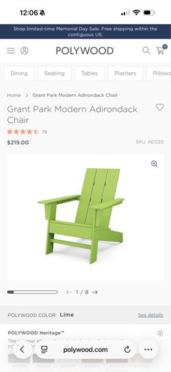Polywood Adirondack chairs