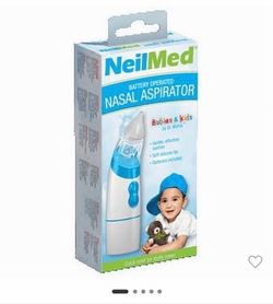 NeilMed Battery Operated Nasal Aspirator, for Babies and Kids