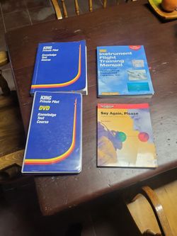 Flight Instruction Manuals &DVD'S. KING