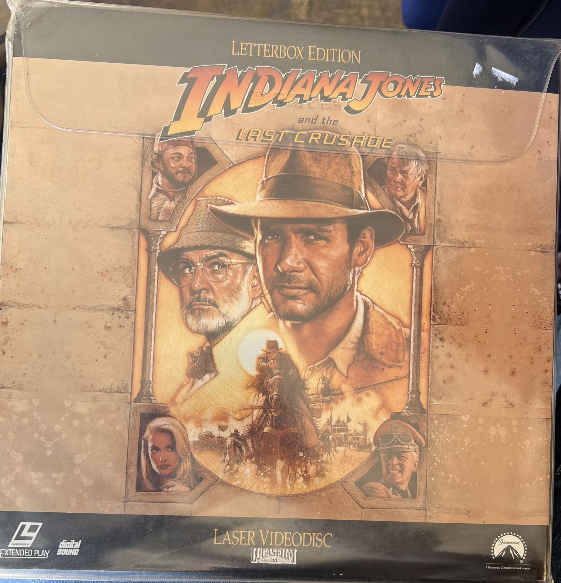 Set of 2 Indiana Jones Laser Video Discs