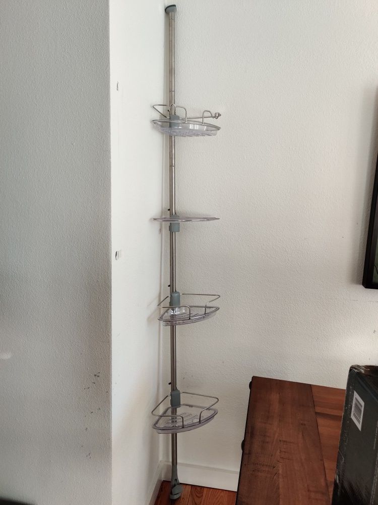 4-Tier Corner L Shaped Shower Caddy