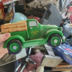 Ceramic John Deere Bank