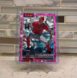 2026 Topps Series 2 Tyler Anderson #694 Pink Diamante Los Angeles Angels