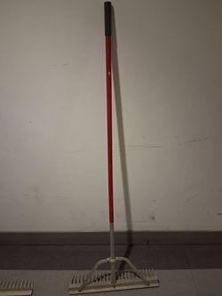 24 in. Razorback landscaping rake