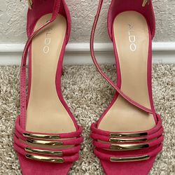 Beautiful Pink Aldo High Heels Shoes