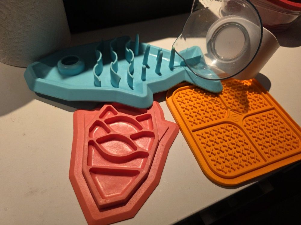 Cat Food, Sensory Plates, Bowl, Toys