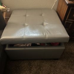 Square Storage Ottoman 