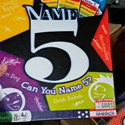 Name 5 Game 