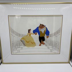 1992 Beauty And The Beast Limited Edition Serigraph Cel Walt Disney 2500