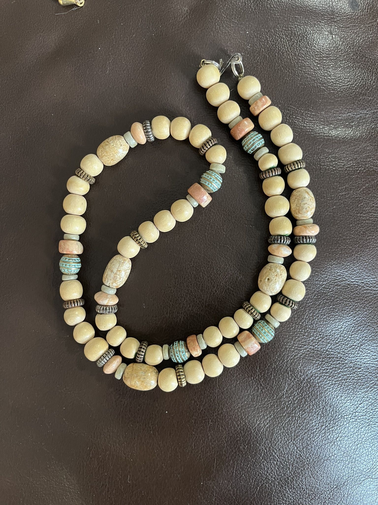 Wooden Bead Colorful Necklace