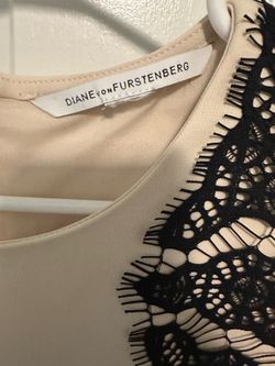 Diane Von black lace dress