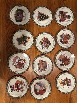 The Night Before Christmas Plates