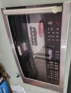 Microwave Door Assembly w Touch Controls