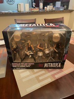 Vintage Metallica Action Figures NEVER OPENED ORIGINAL