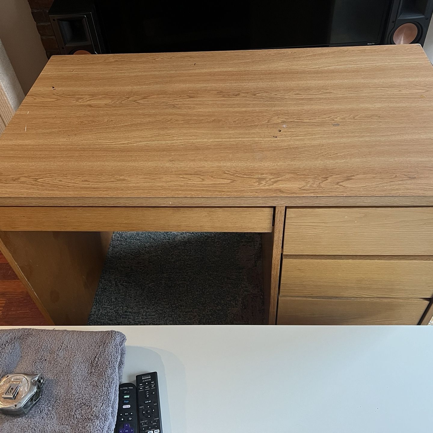 Wooden desk