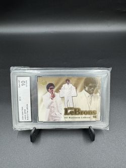 2006 Upper Deck The LeBrons LeBron James All Business White Suit #LBJ12 BCG 10