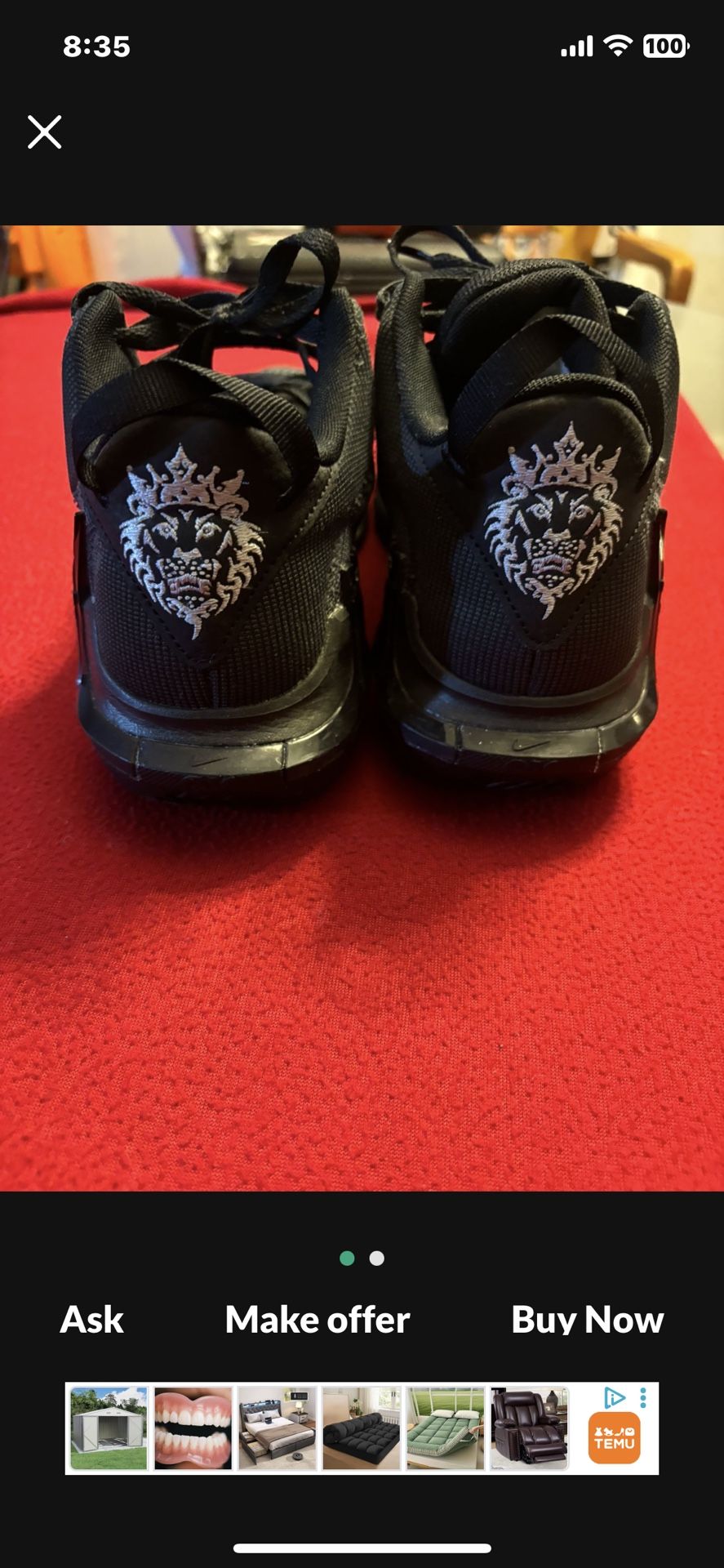 Nike LeBron Witness (Size 8.5)