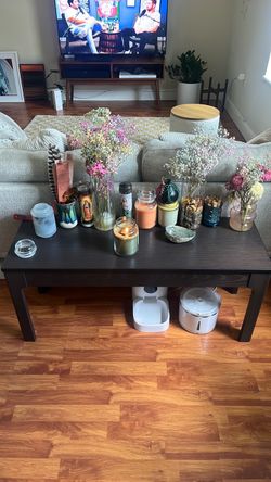 brown sofa end table