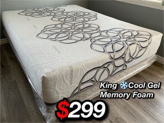 King size Sky Comfort bamboo cool memory foam Mattress
