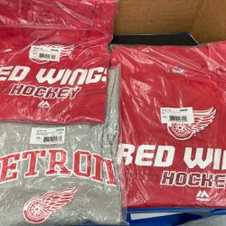 Detroit Red Wing Men’s 5XL Shirts (3). Item No 456 (Shopgoodwill)