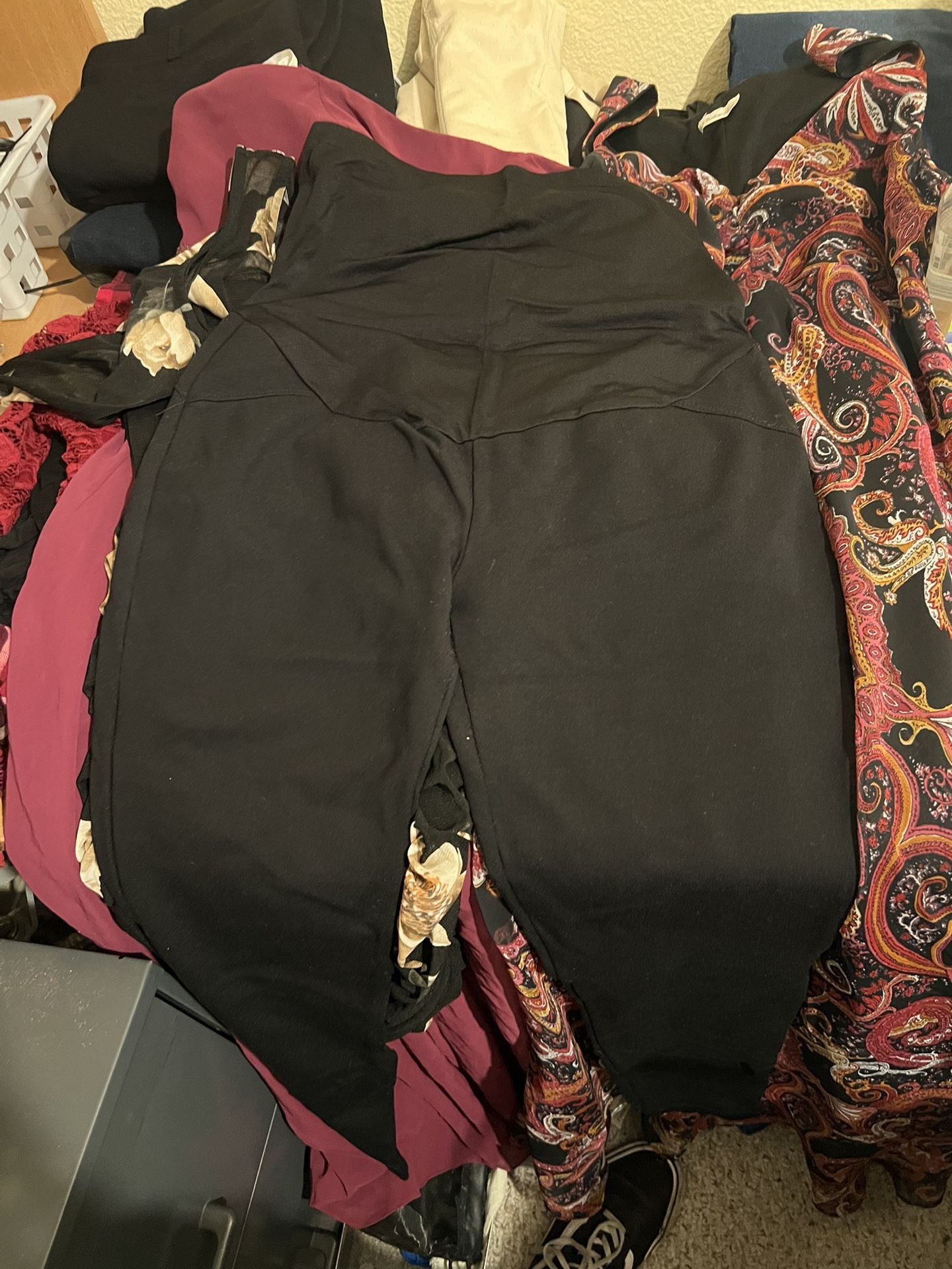 Black Maternity Pants