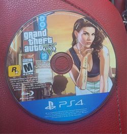GTA 5V (5) PS4 Works Great No Issues 