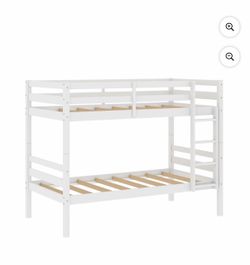 TWIN OVER TWIN BUNK BED -