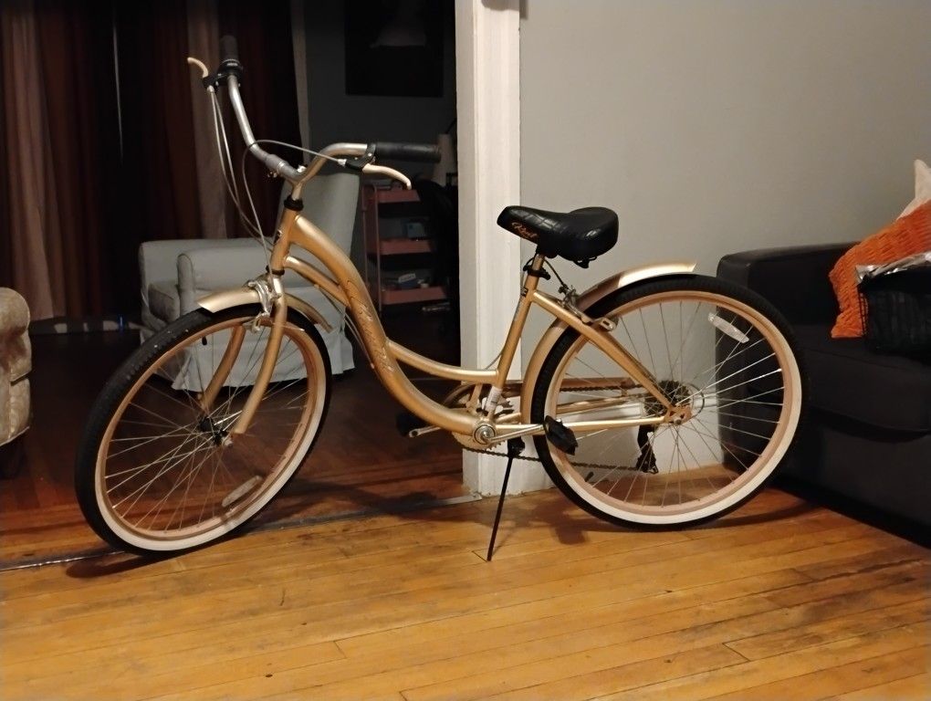 26" Kent Bayside Women Cruiser Gold N Pink