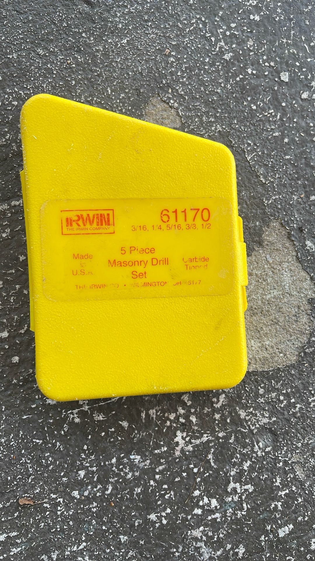 Masonry drill set