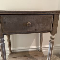 Wood Nightstand Table