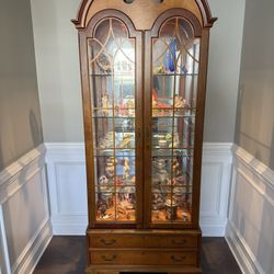 Walter E. Smithe Curio Cabinet Hutch